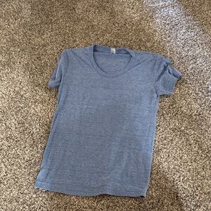 American Apparel Blue Short Sleeve Tee